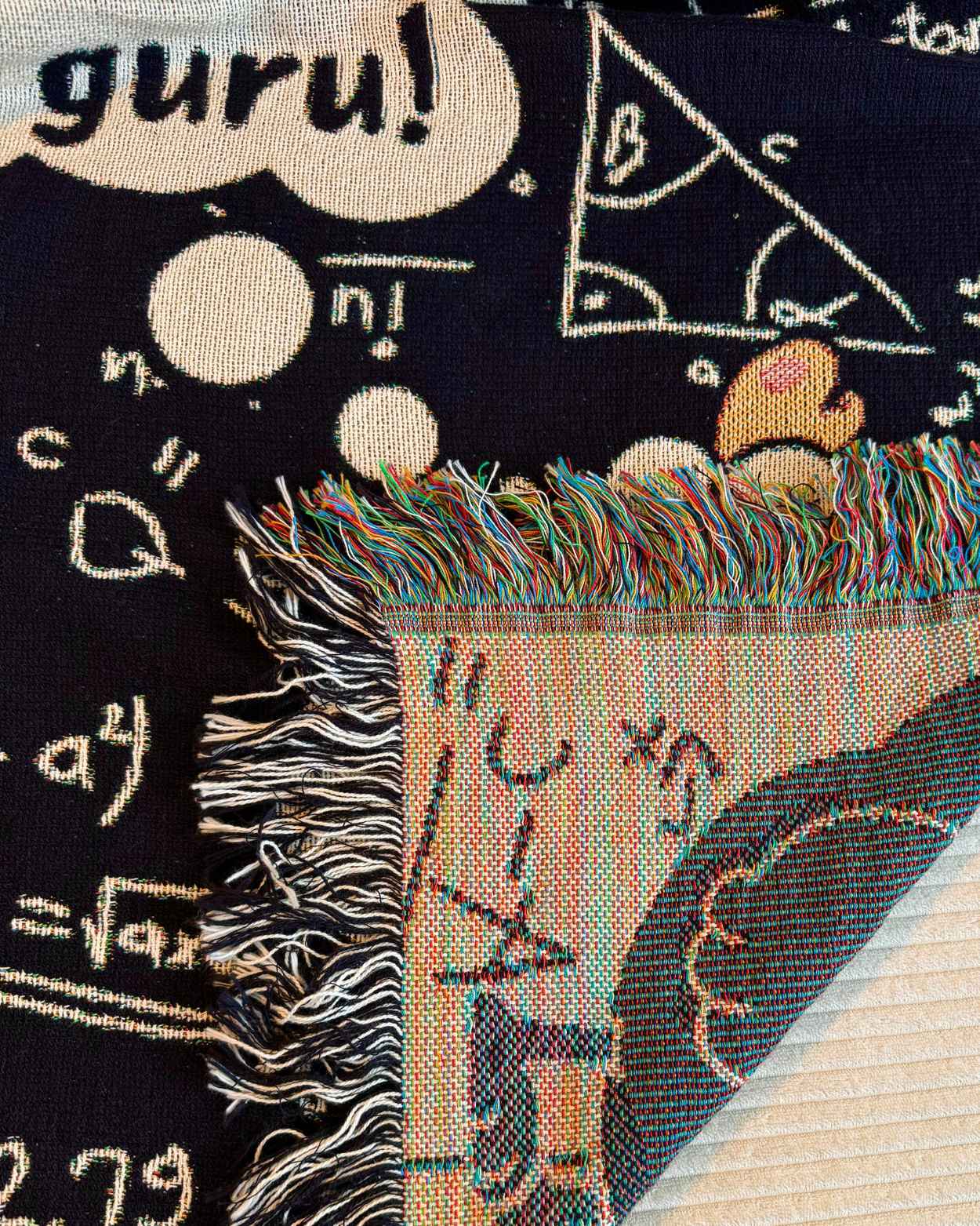 Personalized "Mathematical Genius" Woven Blanket