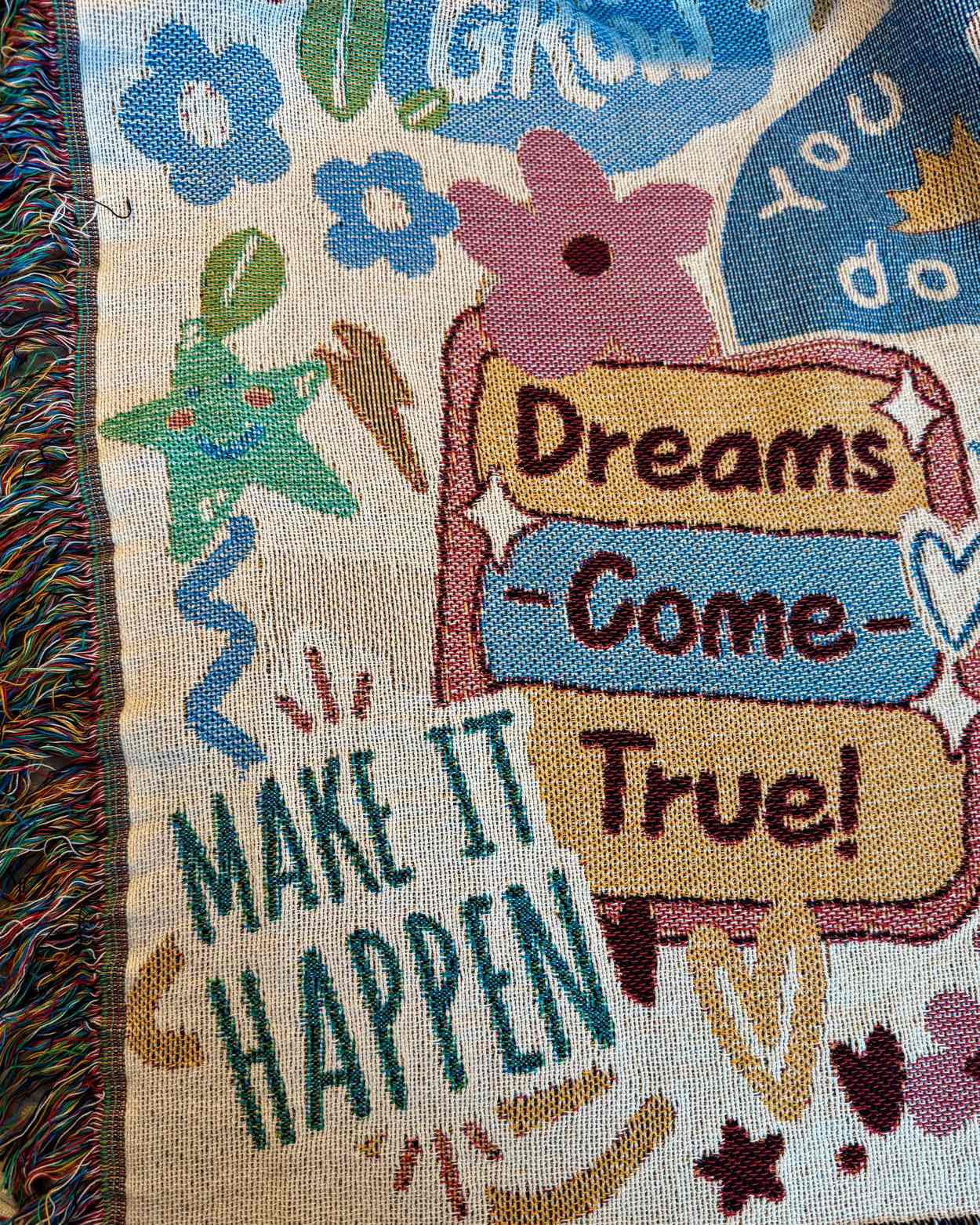 Coperta Intessuta con “Motivazione Colorata”