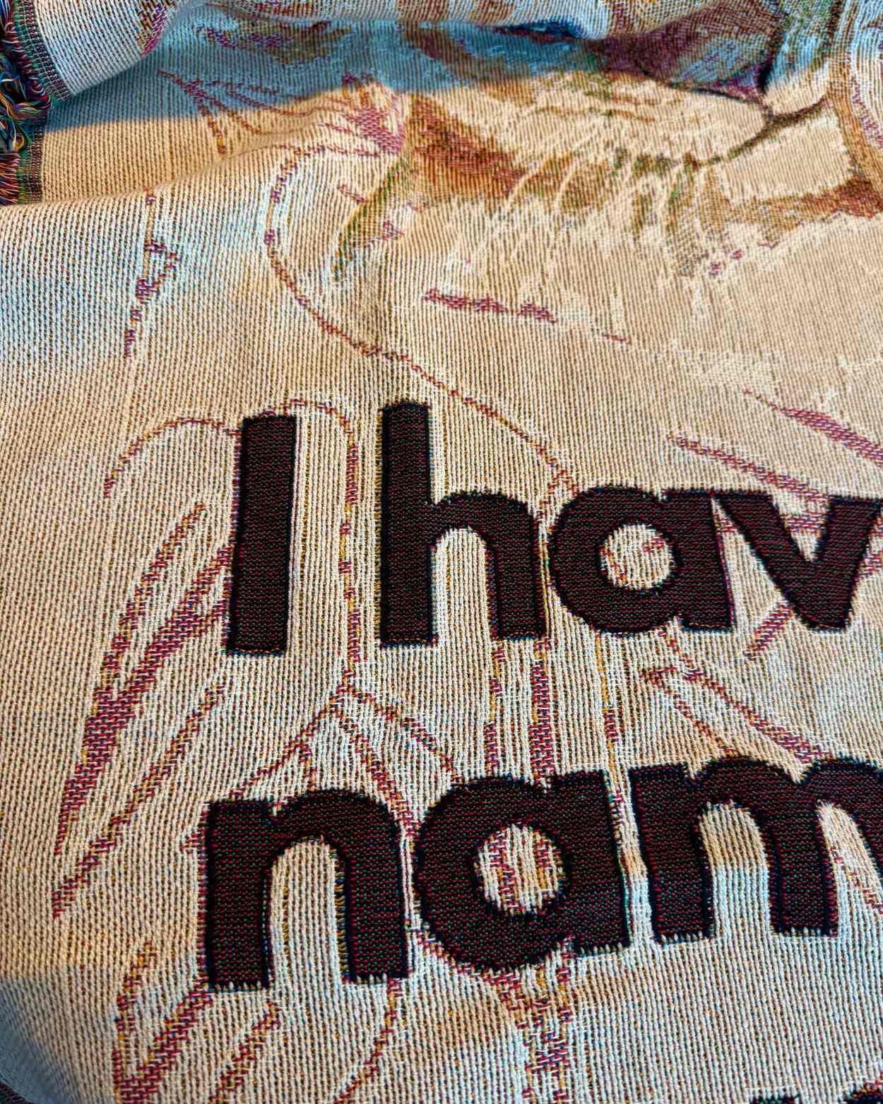 Personalized "Mama Lion" Woven Blanket