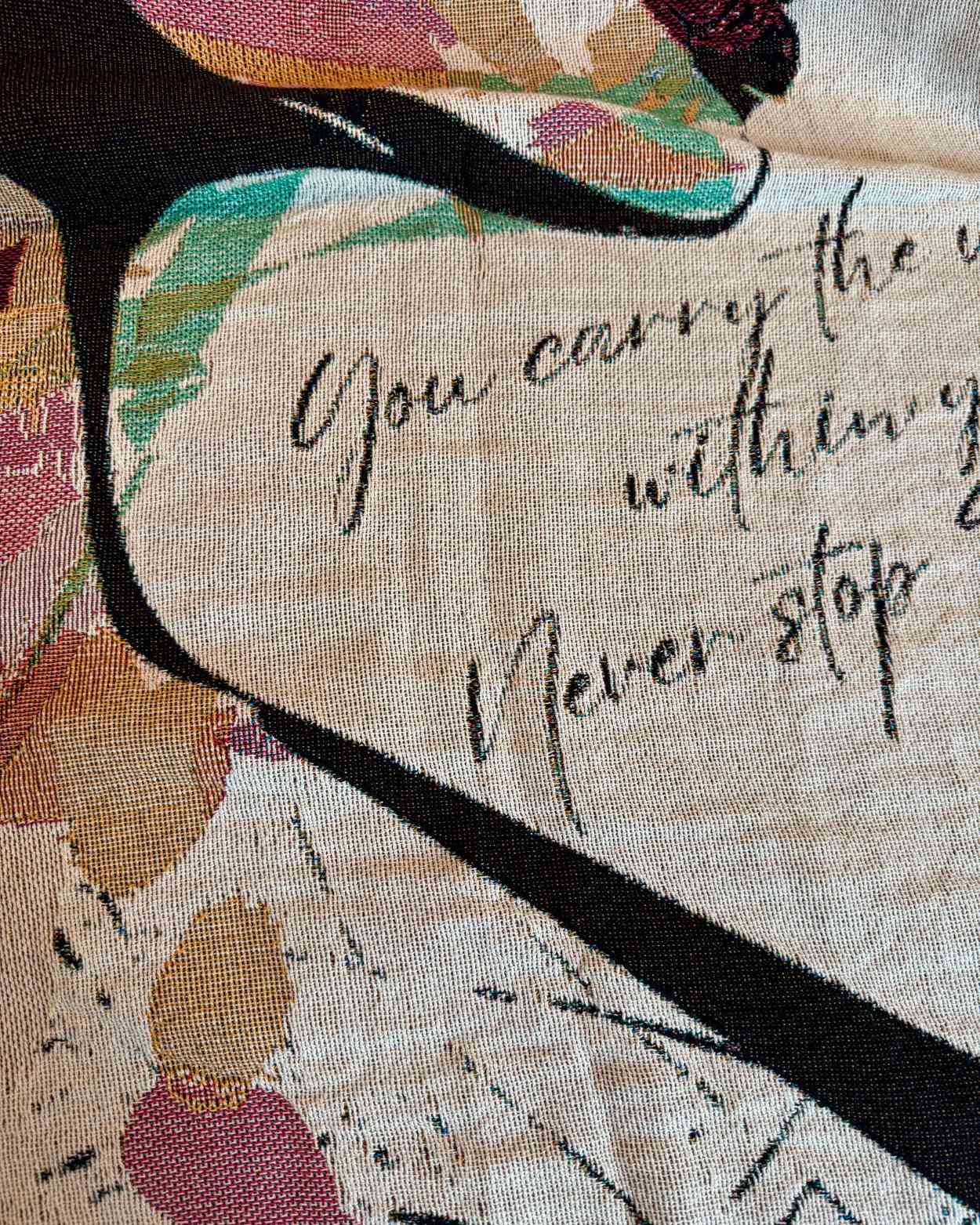 Coperta Intessuta Personalizzata con “Nato per Brillare”