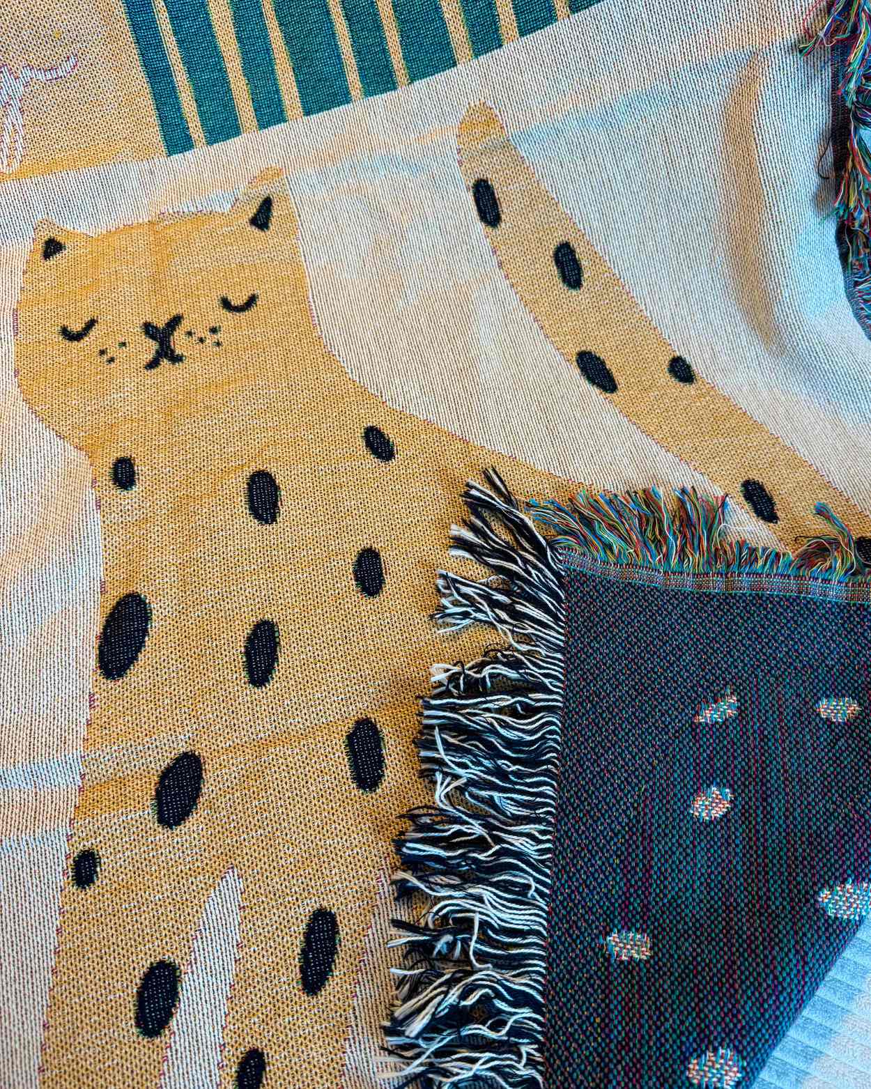 Couverture tissée personnalisée « Sérénité sauvage »