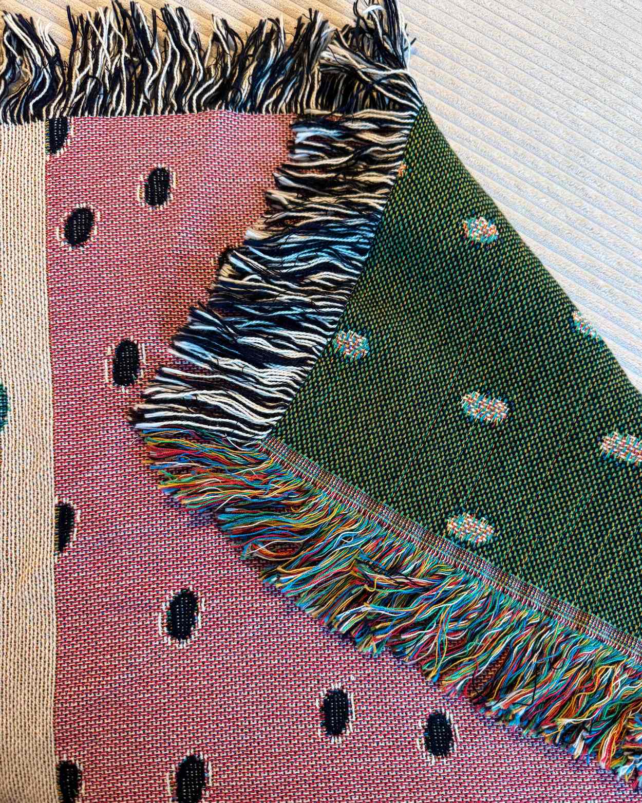 Couverture tissée personnalisée « Sérénité sauvage »