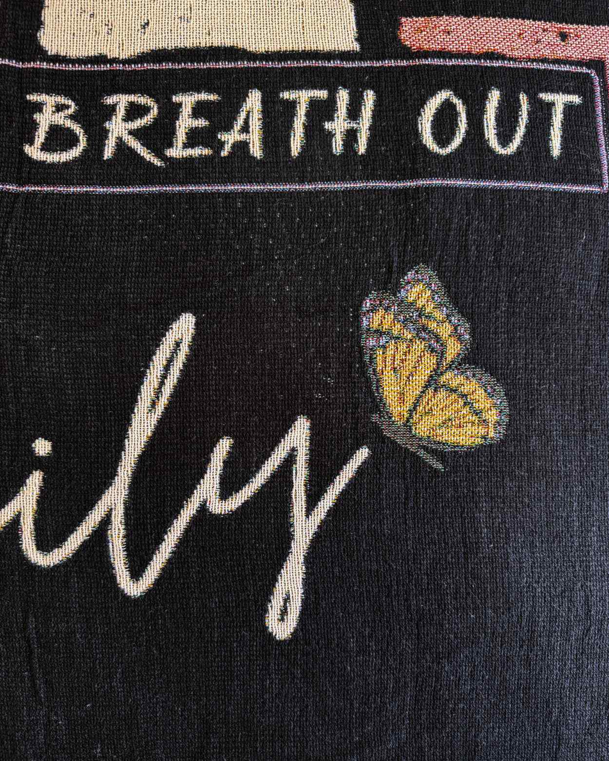 Personalized "Yoga Flow" Woven Blanket