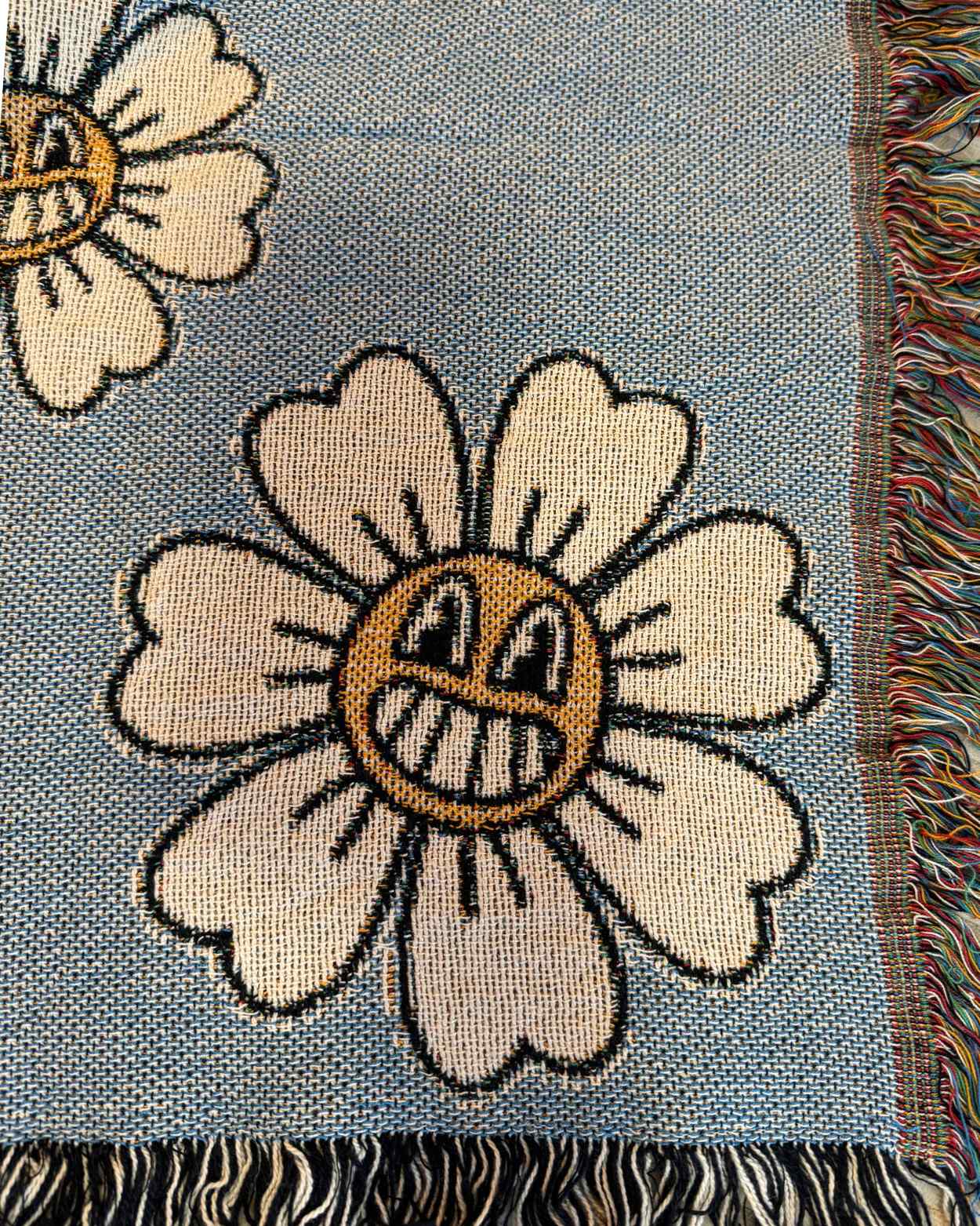 Coperta Intessuta Personalizzata con “Occhi Buffi”